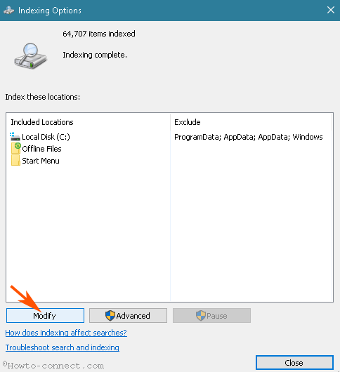 Exclude or Include Locations For Index Windows 10 photo 3