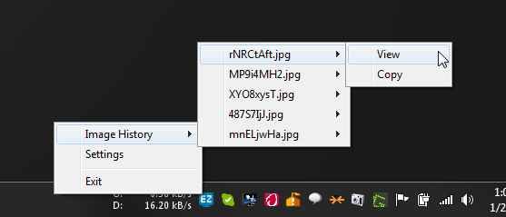 EzSnap icon on taskbar ezsnap icon on taskbar