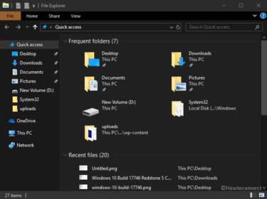 dark theme windows 10 file explorer dark theme windows 10 file explorer