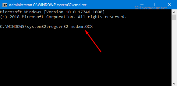 Fix Call to DllRegisterServer failed with Error Code 0x800280Ic in Windows 10 Image 2