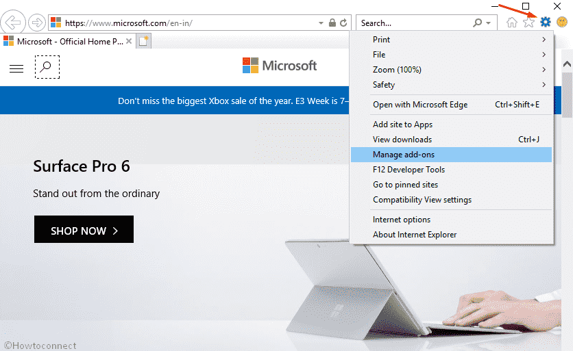 Fix: Internet Explorer Not opening in Windows 10 1809, 1803