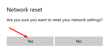 Fix WiFi Missing from Network & Internet Settings in Windows 10 - Network Reset image 4