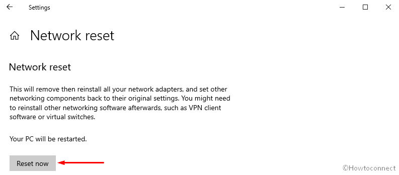 Fix WiFi Missing or Not Working in Windows 10 Network Reset image 3