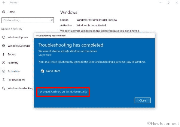 Fix Windows 10 Deactivated Itself after Update 2019 image 4
