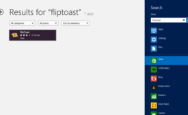 fliptoast on windows 8 Store image