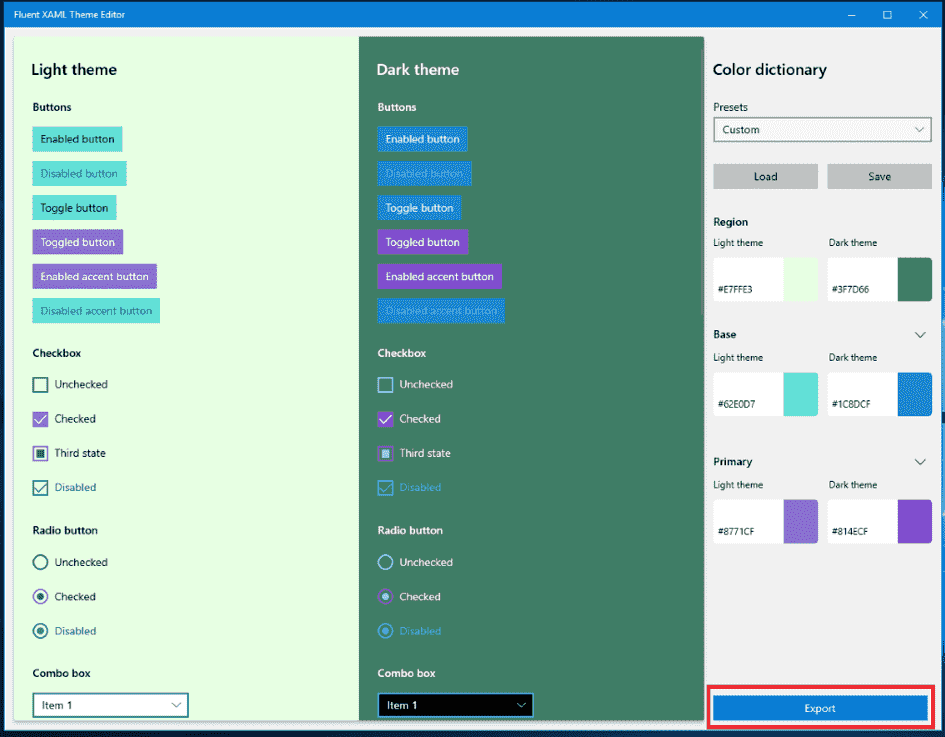 Fluent XAML Theme Editor Preview image 8