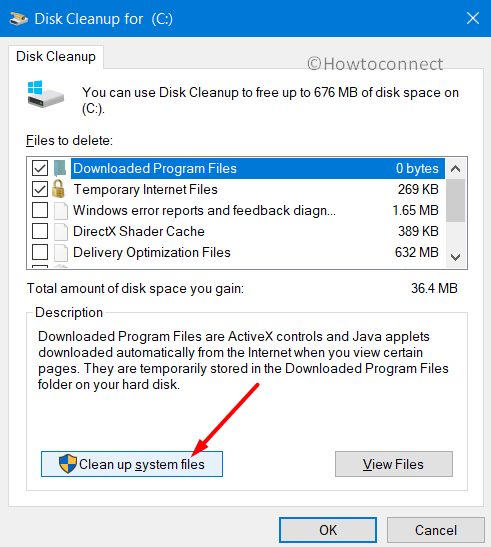 Free Disk space to install Windows 10 Pic 3