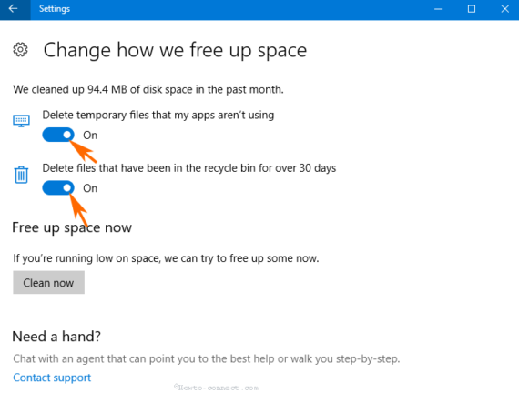 How to Free Up Space On Windows 10 PC Automatically After 30 Days