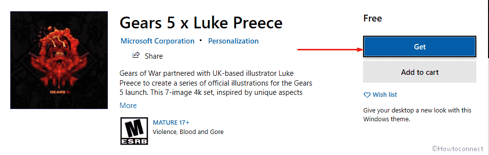 Gears 5 x Luke Preece Windows 10 Theme