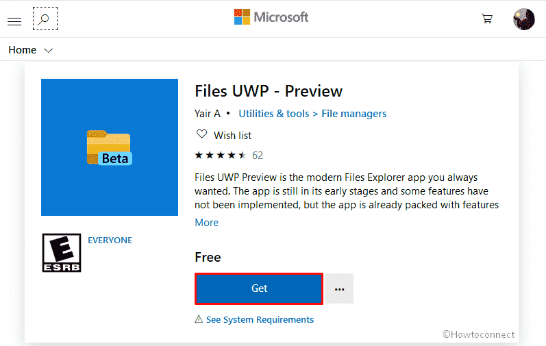 Get UWP files - Preview Windows 10 App