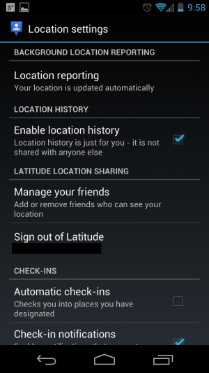 GoogleNow location settings image