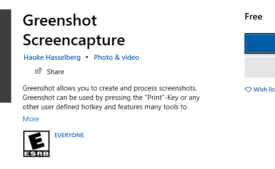 Greenshot Screencapture Windows 10 Microsoft Store App downlad