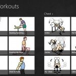 Gym Workouts Windows 8 app