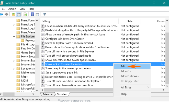 Show Lock In. User Tile Menu How to Hide Lock in User Tile Menu on Start windows 10
