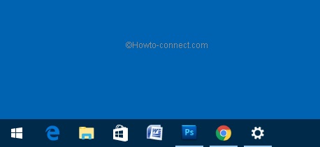 search and task view on taskbar