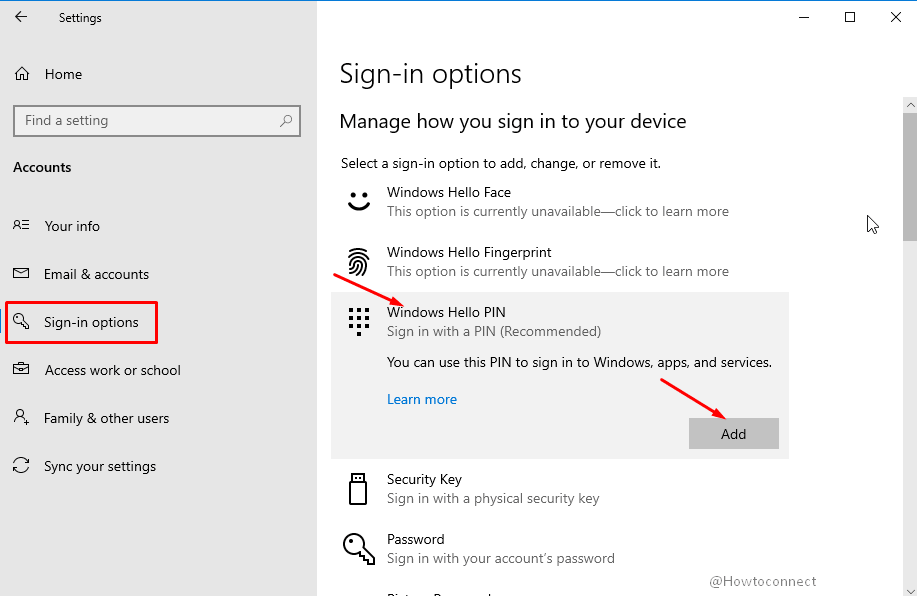 How To Create 4 Digit PIN Logon in Windows 10