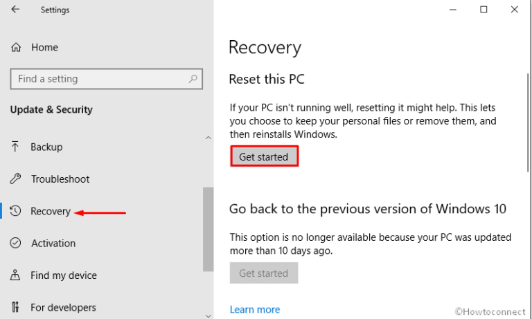 How To Reset This PC Via Cloud Download in Windows 10