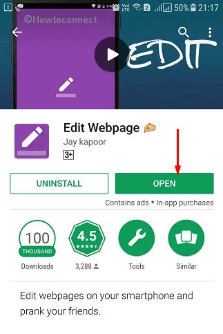 How to Access Inspect Element on Android Using Edit Webpage App Image 1