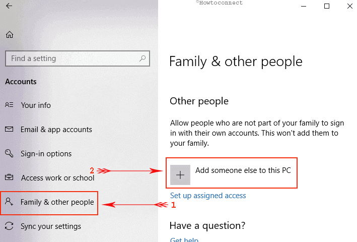 How to Add Security Questions to Other People Account Password in Windows 10 pic 2
