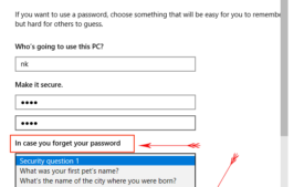 How to Add Security Questions to Other People Account Password in Windows 10 pic 5