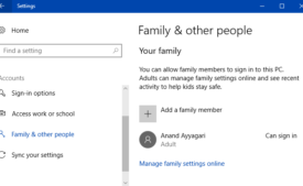 How to Add Windows 10 Family Account Photos 1