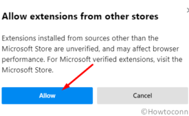 How to Allow Extensions in Microsoft Edge Chromium From Chrome Web Store Pic 3