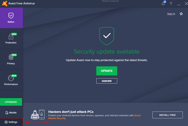 How to Allow a Program through Avast Picture 2