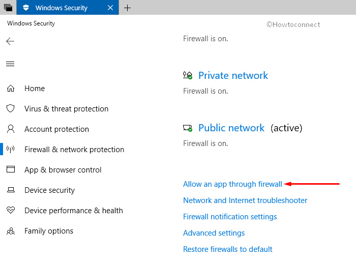 How to Allow an app through Firewall in Windows Defender Security Center Pic 13
