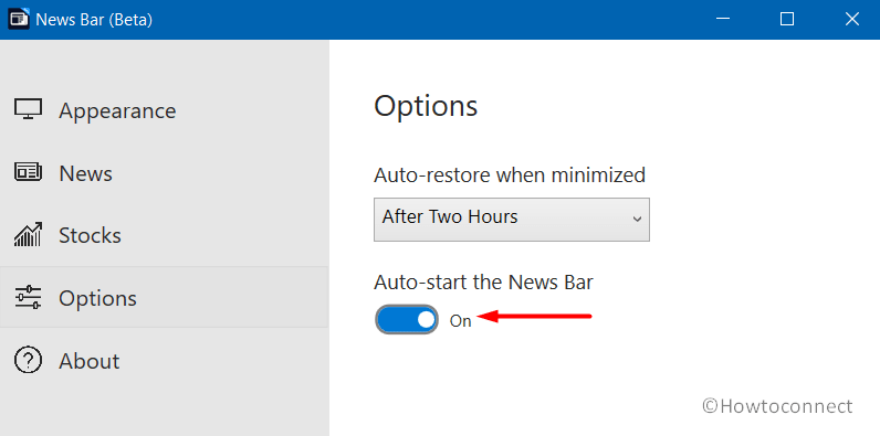 How to Auto-start the News Bar Image 9