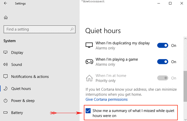 How to Automatic Turn on Quiet Hours for Set Rules in Windows 10 Pic 5