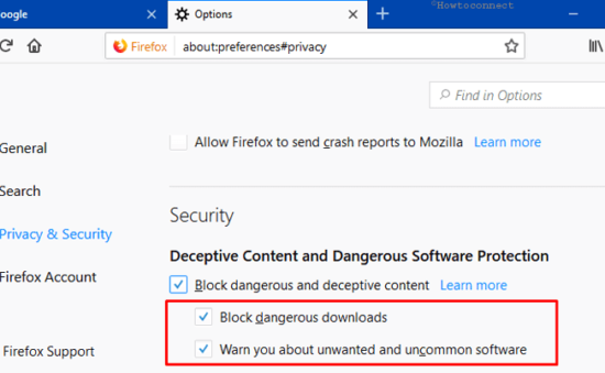 How to Block Dangerous and Deceptive Content in Firefox Image 3