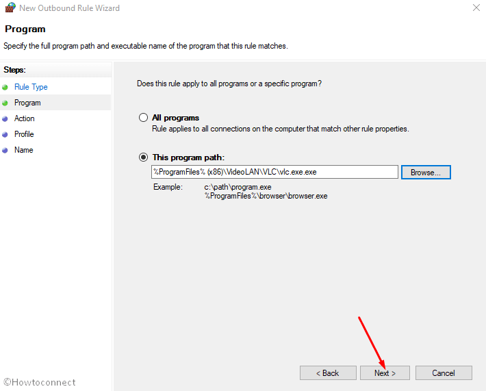 How to Block Exe in Firewall Windows 10 or 11 image 8