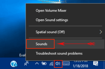 how to set default audio device windows 10