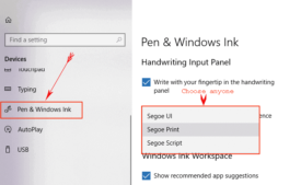 How to Change Font of Handwriting Experience in Windows 10 image 2