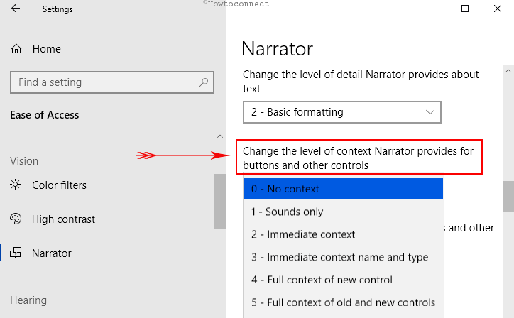 How to Change How Much Content you Hear on Narrator in Windows 10 Pic 5