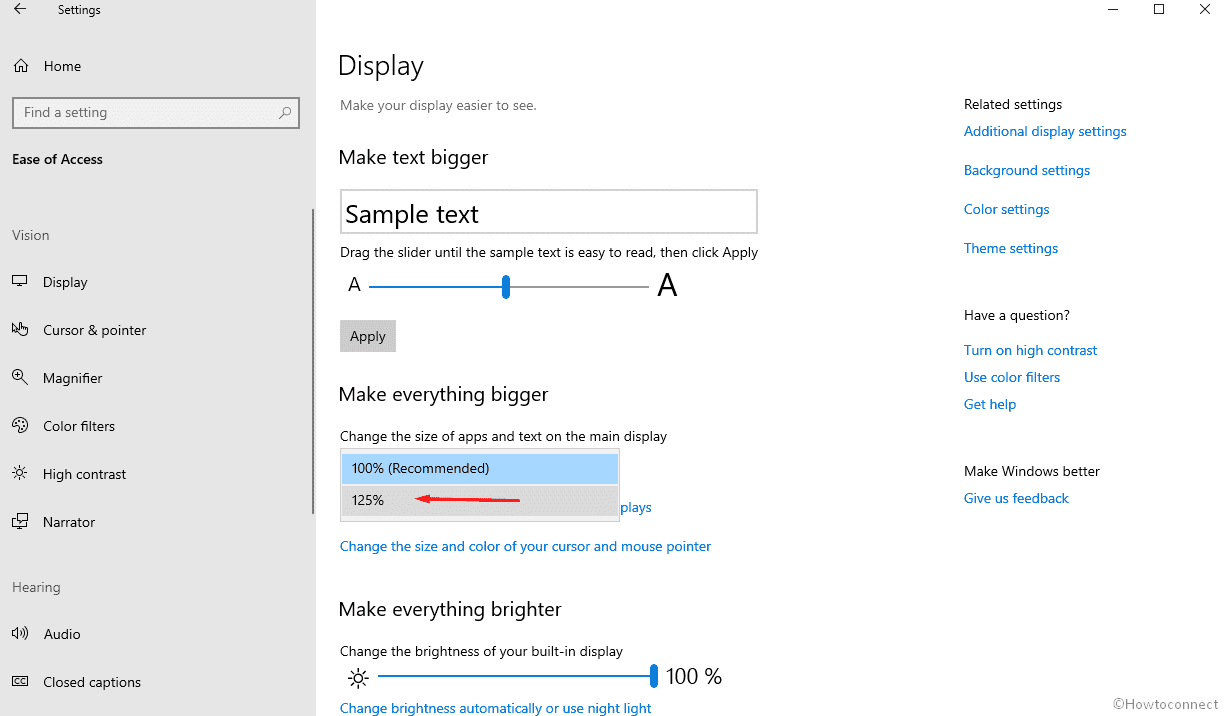 How to Change Icons and Text Size on Windows 10 - make everything bigger