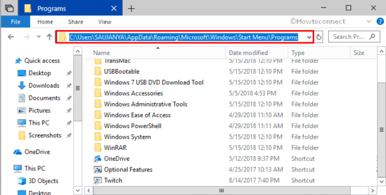 How to Change Items Name on Start Menu in Windows 10