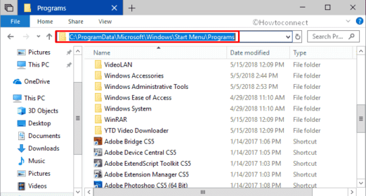 How to Change Items Name on Start Menu in Windows 10