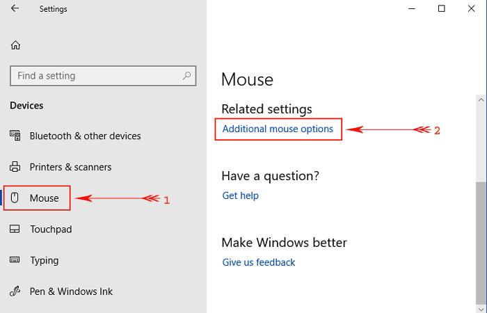 How to Change Mouse Sensitivity in Windows 10 Pic 2