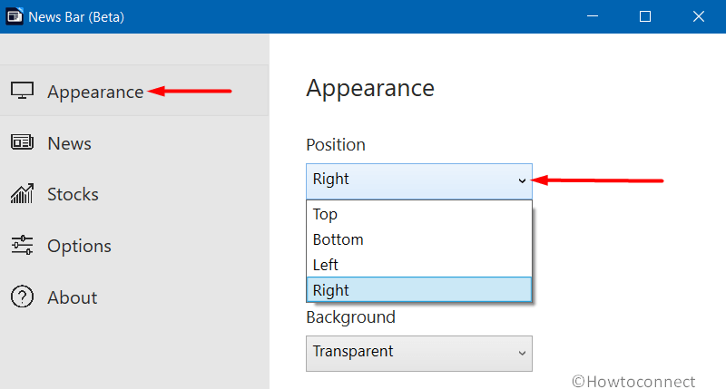 How to Change News Bar in Windows 10 Display Position Image 3