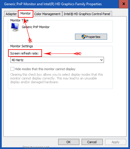How to Change Refresh Rate Windows 10 PC Screen Image 5