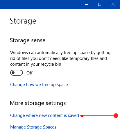 How to Change Where New Content is Saved in Windows 10 Photos 2
