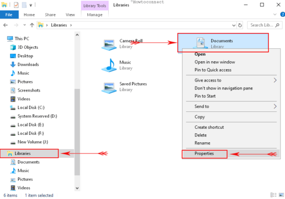 How to Work with Library in Windows 10