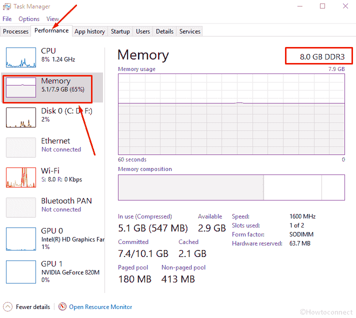 How to Check Ram Type in Windows 10 like DDR, DDR2 image 2