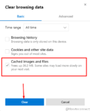 microsoft edge clear cache microsoft edge clear cache
