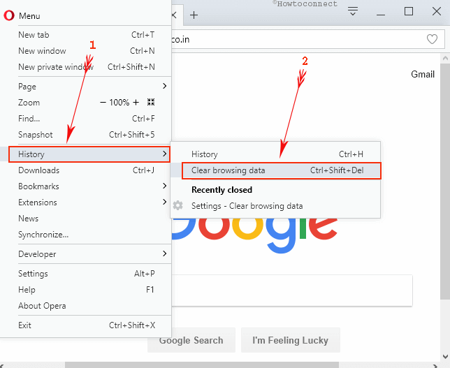 How to Clear Cache in Opera and Internet Explorer Browser Pic 1