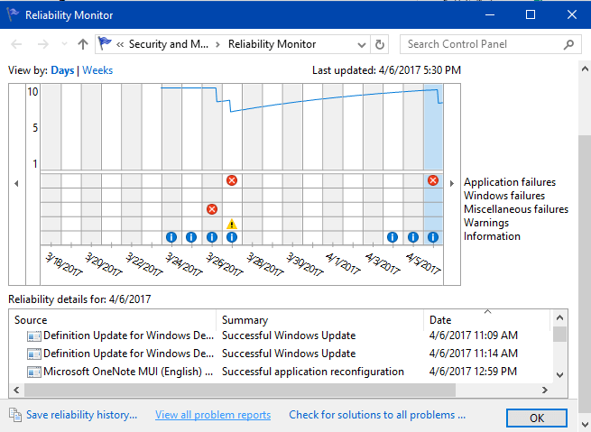How to Clear Reliability History in Windows 10 image 1