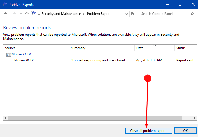 How to Clear Reliability History in Windows 10 image 2