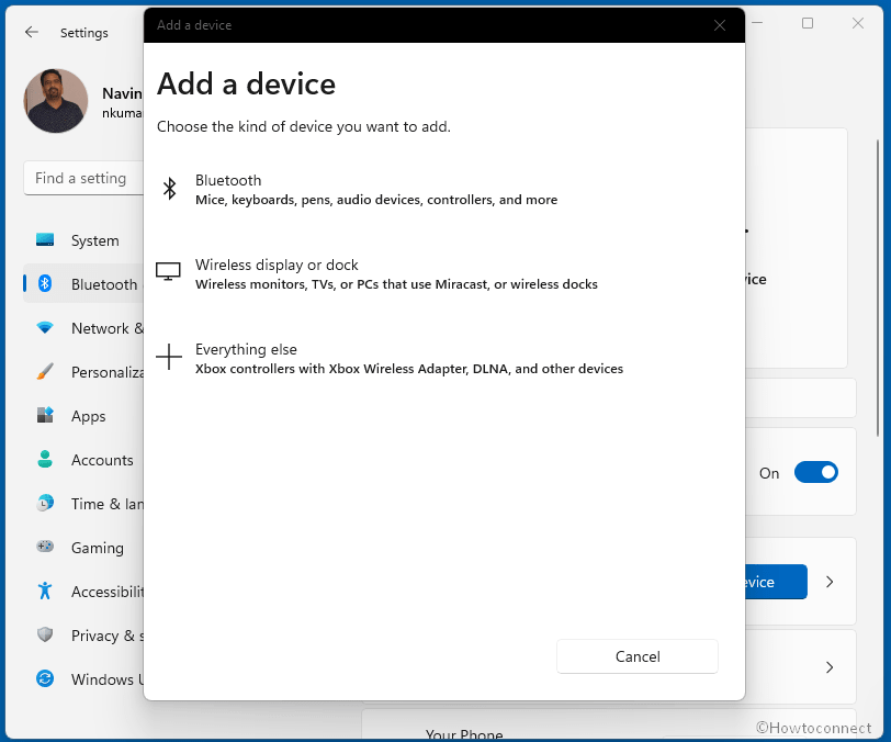 How to Connect Bluetooth Device to PC in Windows 11