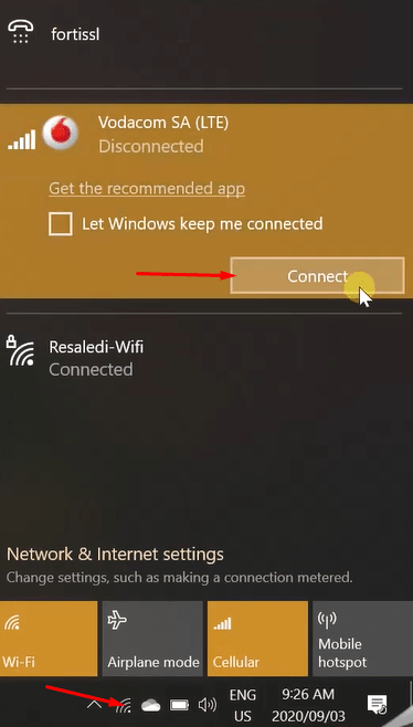 How to Connect Windows 10 PC to a Cellular Network